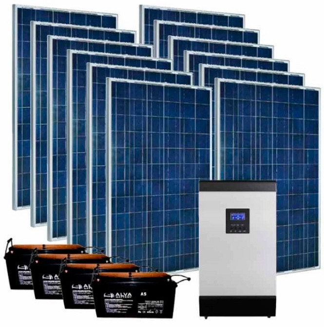 Незалежна сонячна станція на 3 кВт у комплекті із доставкою Київ - зображення 1