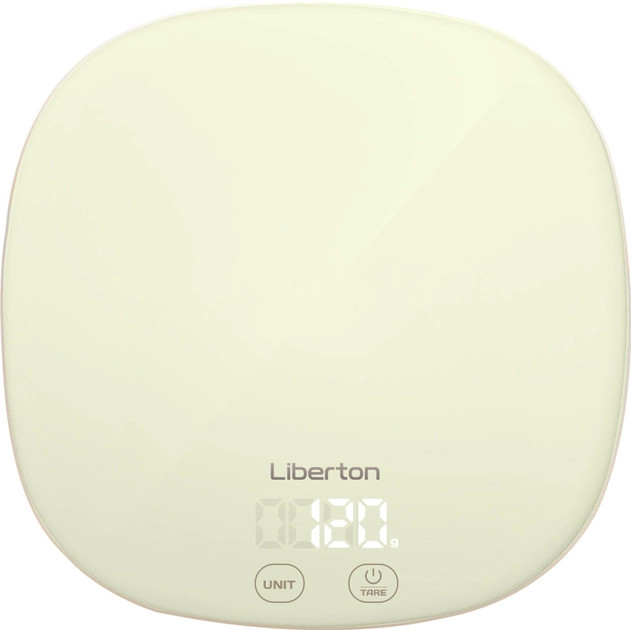 Весы кухонные Liberton LKS-0718 10 кг белые Киев - изображение 1