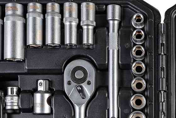 Набор инструментов MASTERTOOL ⅜" 39 шт 8-22 мм CrV кейс с металлическими замками 78-3039 Харків