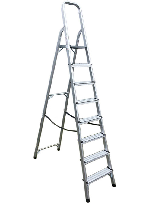 Стремянка алюминиевая - 918 ITOSS (8 ступеней) высота 162 см (79685) Киев - изображение 4