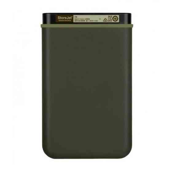 Накопичувач зовнішній HDD 2.5 USB 2.0TB Transcend StoreJet 25M3 Military Green Slim (TS2TSJ25M3G) Харків