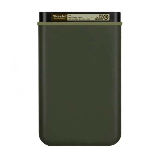 Накопичувач зовнішній HDD 2.5 USB 2.0TB Transcend StoreJet 25M3 Military Green Slim (TS2TSJ25M3G) Харків - зображення 2