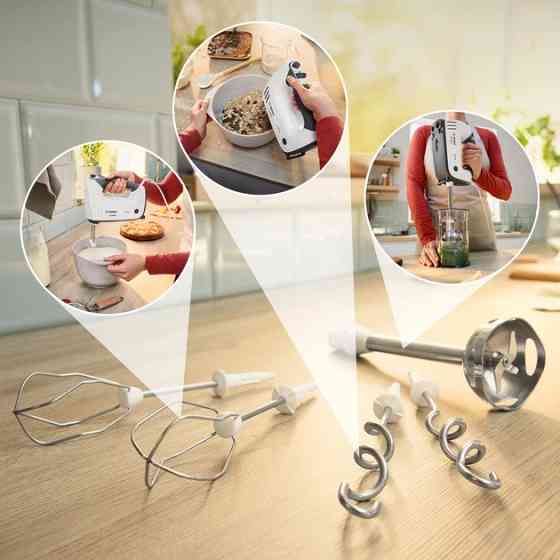 Миксер ручной Bosch ErgoMixx MFQ37470 750 Вт белый Киев