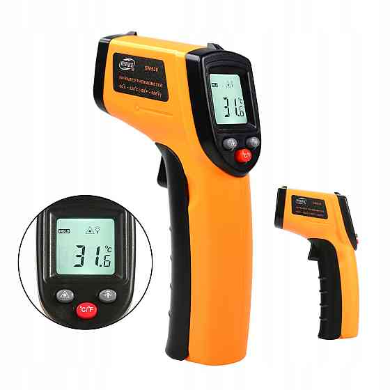 Бесконтактный инфракрасный термометр (пирометр) -50-530°C BENETECH GM530 Харьков