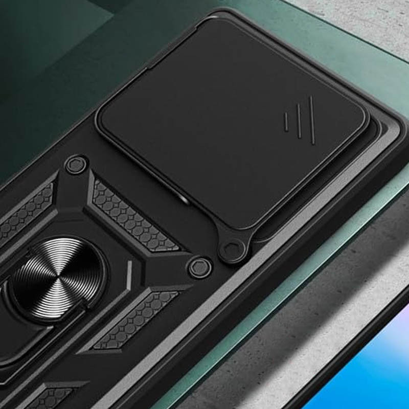 Ударопрочный чехол Camshield Serge Ring для Xiaomi Poco F6 Pro Херсон - зображення 6