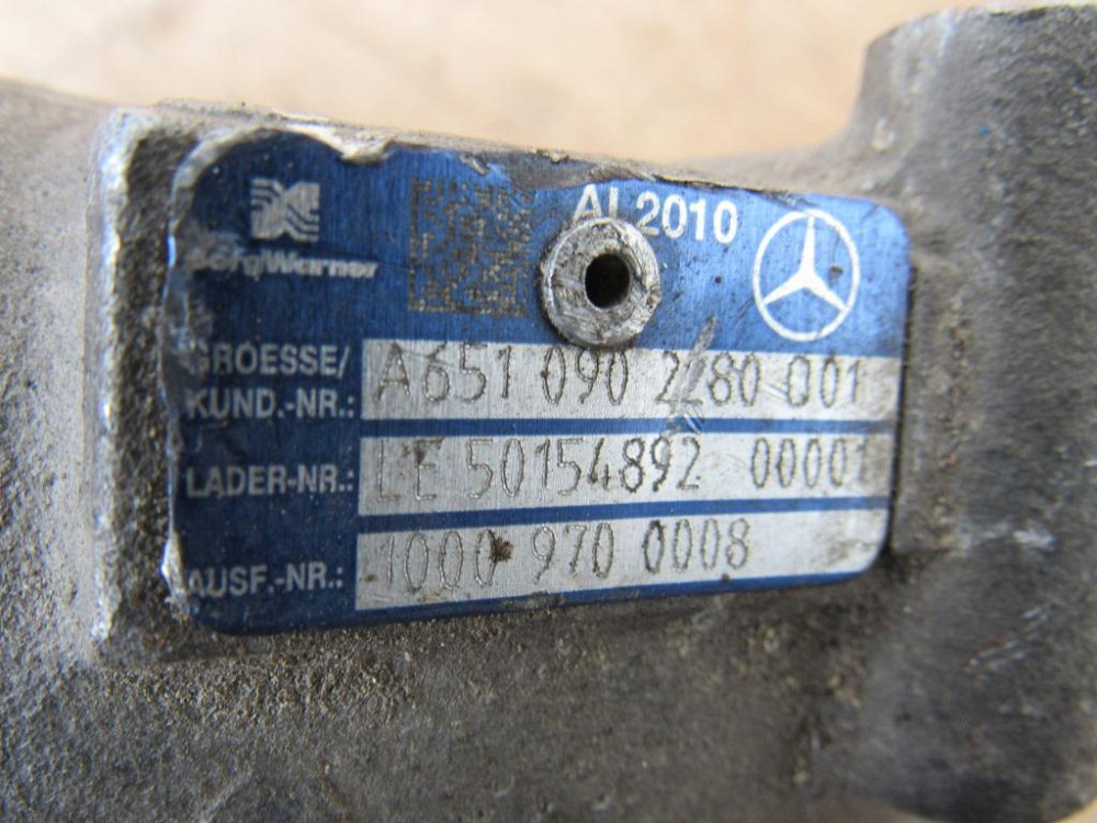 Турбина Mercedes Sprinter 2.2 Bi turbo 2011-2019 (A6510902180) Ковель - зображення 5