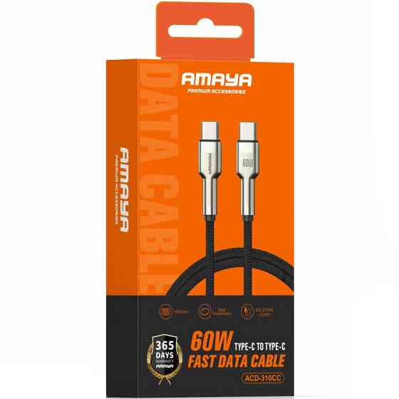 Дата кабель Amaya 310CC Type-C to Type-C 60W (1m) Херсон