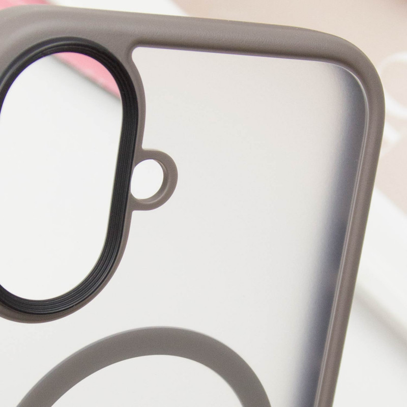 TPU+PC чехол Metal Buttons with Magnetic Fit для Apple iPhone 16 (6.1") Херсон - зображення 6