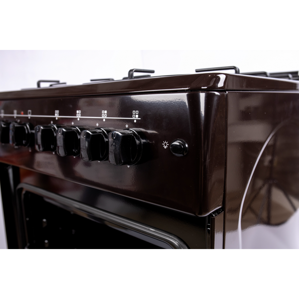 Кухонная плита газоэлектрическая GRUNHELM AG6612BR-0 Газ-контроль, 4 газовые конфорки SABAF (Италия) Київ - зображення 6