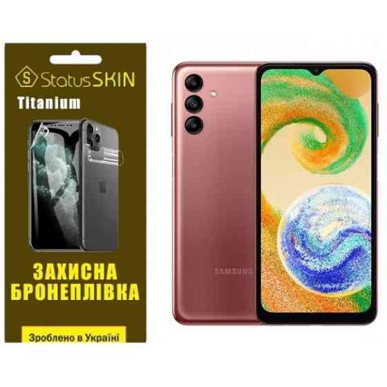 Поліуретанова плівка StatusSKIN Titanium на екран Samsung A04s A047 Глянцева Харків