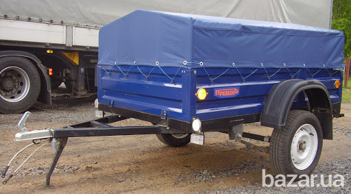 Тент на легковий причіп КрКЗ 1,90 х 1,30 ПВХ Єврофура Баришівка - зображення 1