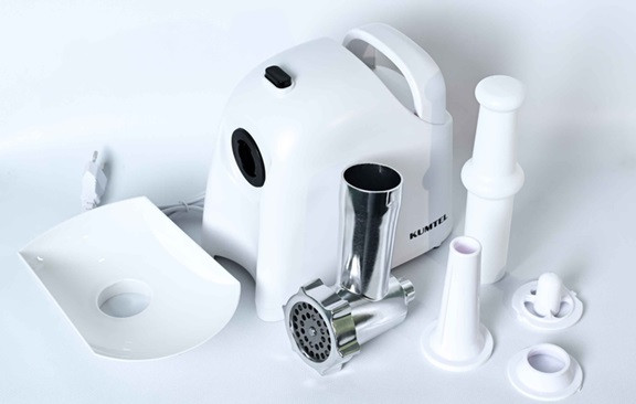 Мясорубка электрическая KUMTEL HMG-03 White 1000 Вт белая Киев - изображение 2