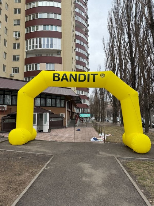 Надувная арка уличная реклама Надувной старт финиш Акции презентации Київ - зображення 5