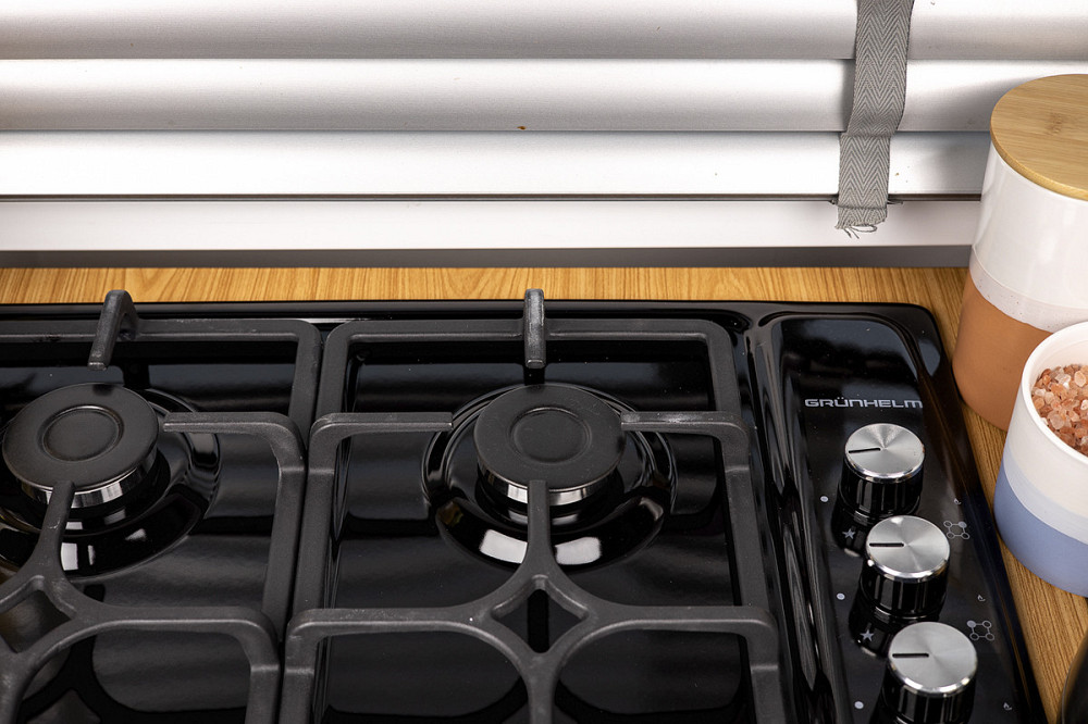 Газовая варочная поверхность GRUNHELM GHGW 0229 MB WOK (2 конфорки, чугун. газ контроль) 143074 Киев - изображение 8