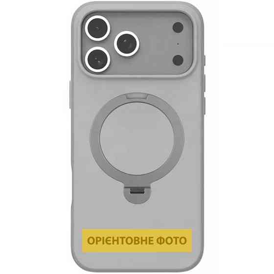 TPU+PC чехол Metal Buttons with MagSafe Colorful HQ Ring для Apple iPhone 17 (6.3") Херсон