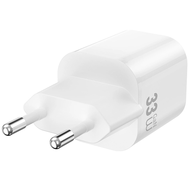 СЗУ WIWU G018 Cube PD33W+QC3.0 GaN (1USB-A/1C) + кабель Type-C to Lightning Херсон - изображение 5