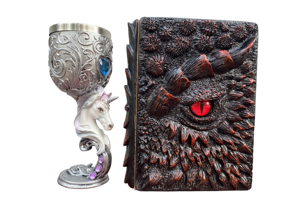 Подарочный набор Бокал 3 Единорог и Блокнот 3 «Око Пламинного Дракона» Київ - зображення 1