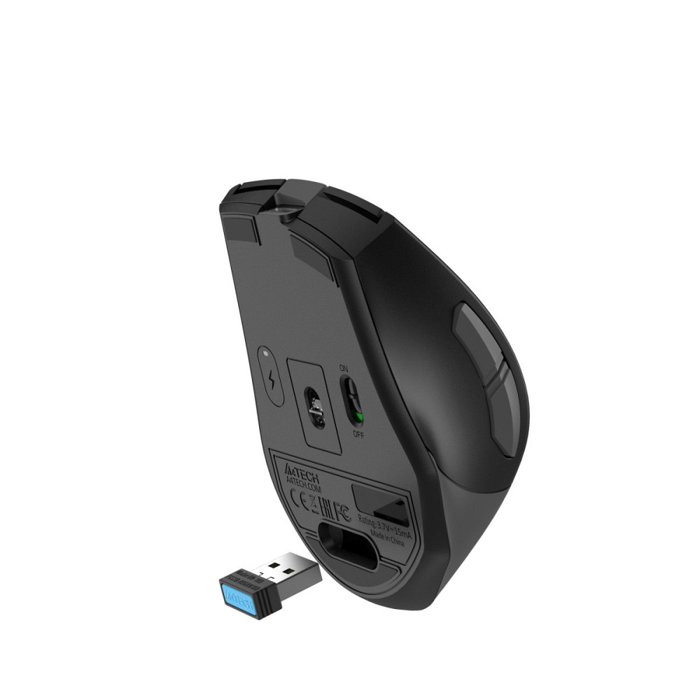 Мышь компьютерная безпроводная A4Tech Fstyler FG35C Plus (Grey) серая Киев - изображение 8