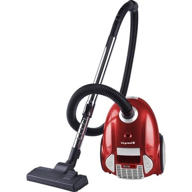 Пылесос для сухой уборки ViLgrand VVС1852-Red 1800 Вт красный Київ - зображення 1