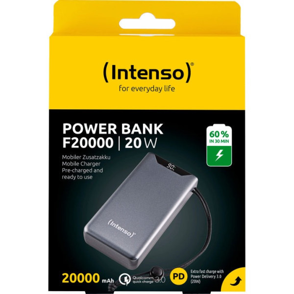 Power Bank Intenso F20000 20000mAh Grey (7332054) Харьков - изображение 6