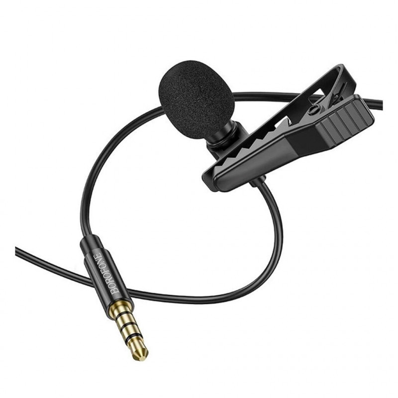 Микрофон петличный Borofone BFK11 Elegant lavalier 3.5mm (2m) Херсон - зображення 2