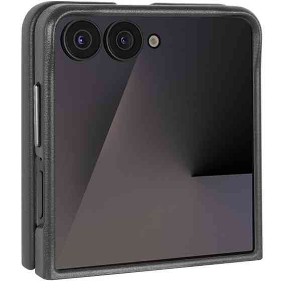 Кожаный чехол Leather Case (AAA) для Samsung Galaxy Z Flip6 Херсон