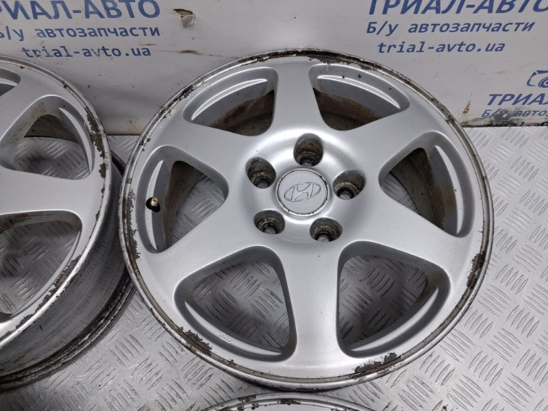 Диски титан комплект R16 Hyundai Sonata NF 2.4 БЕНЗИН G4KC 2004 (б/у) Київ - зображення 3