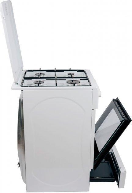 Плита кухонная газоэлектрическая Grunhelm АM6611W (комбинированная) газовая плита + электрическая ду Київ - зображення 3