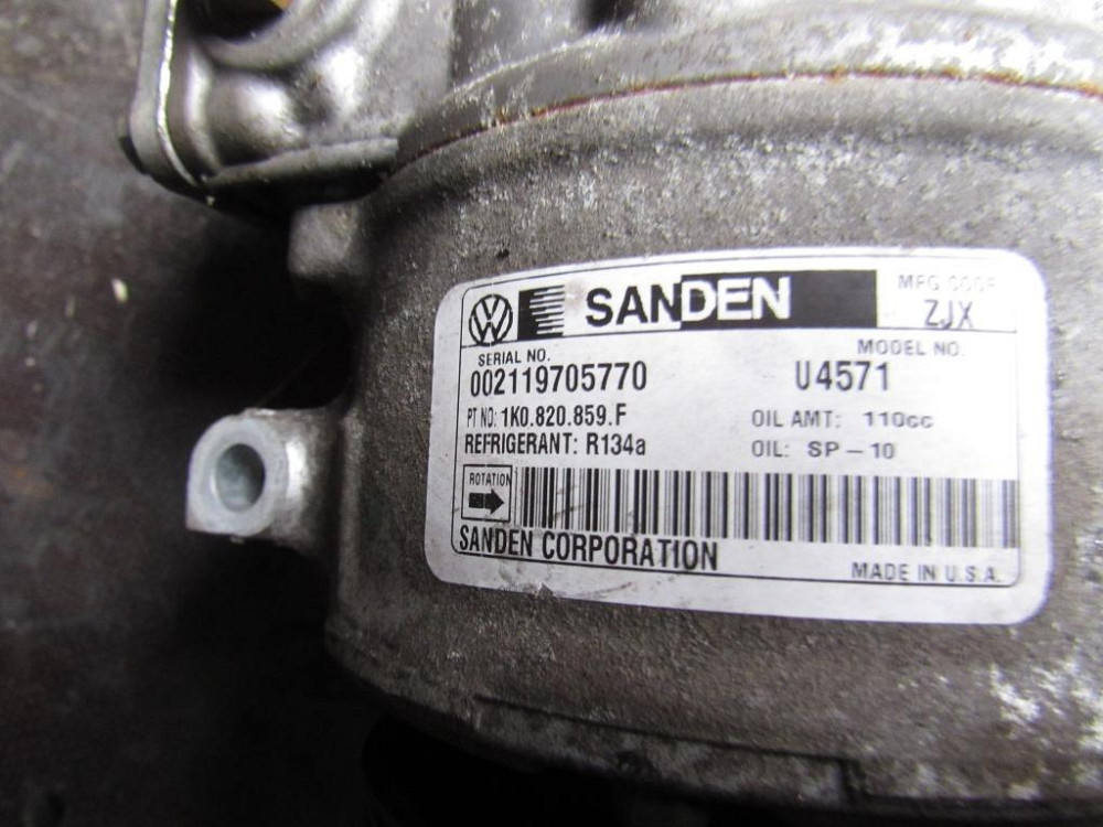 Компрессор кондиционера Volkswagen Caddy 1.9 tdi 2004-2010 Ковель - зображення 5