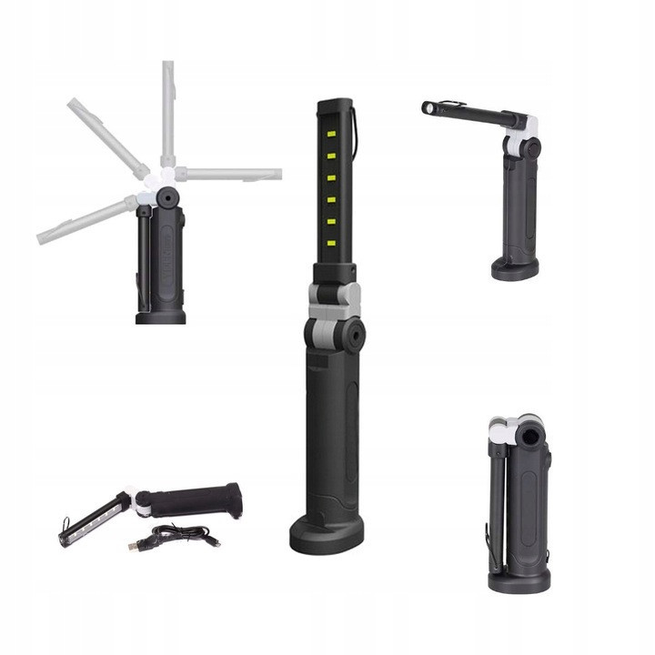 LED фонарь складной аккумуляторный 6+1 PROTESTER WL-0601 Харьков - изображение 2