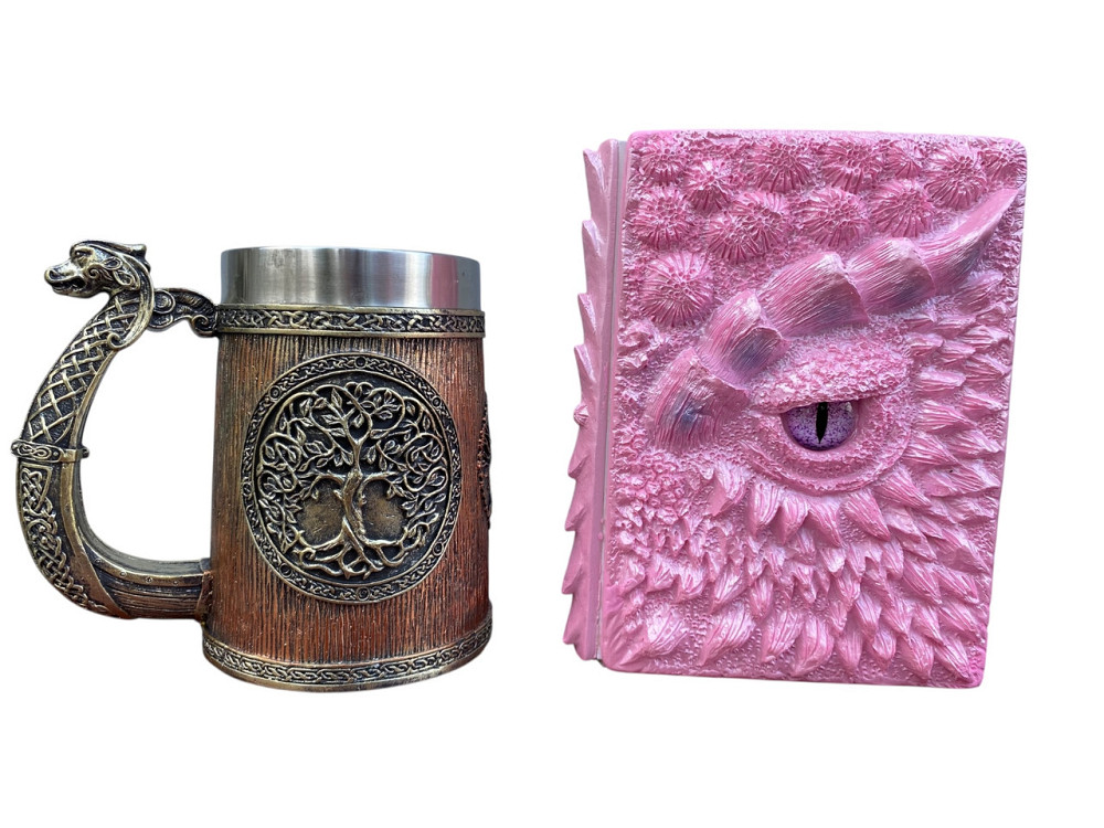 Подарочный набор Кружка 3 Викинг и Дракон и Блокнот 3 «Дракон Единорога» Київ - зображення 1