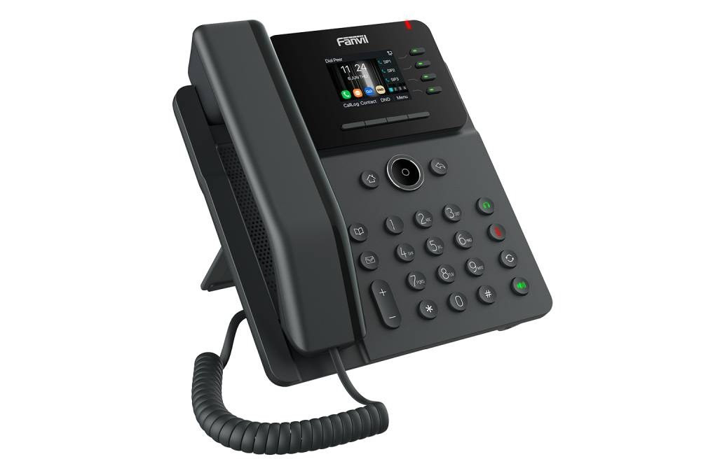 Fanvil V61G, sip телефон, 4 SIP-акаунти, 12 клавіш DSS, 2xGE LAN, HD аудіо, PoE Київ - зображення 2