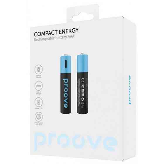 Акумулятори Proove Compact Energy AAA 2 pcs Black (RBCE74010008) Харьков