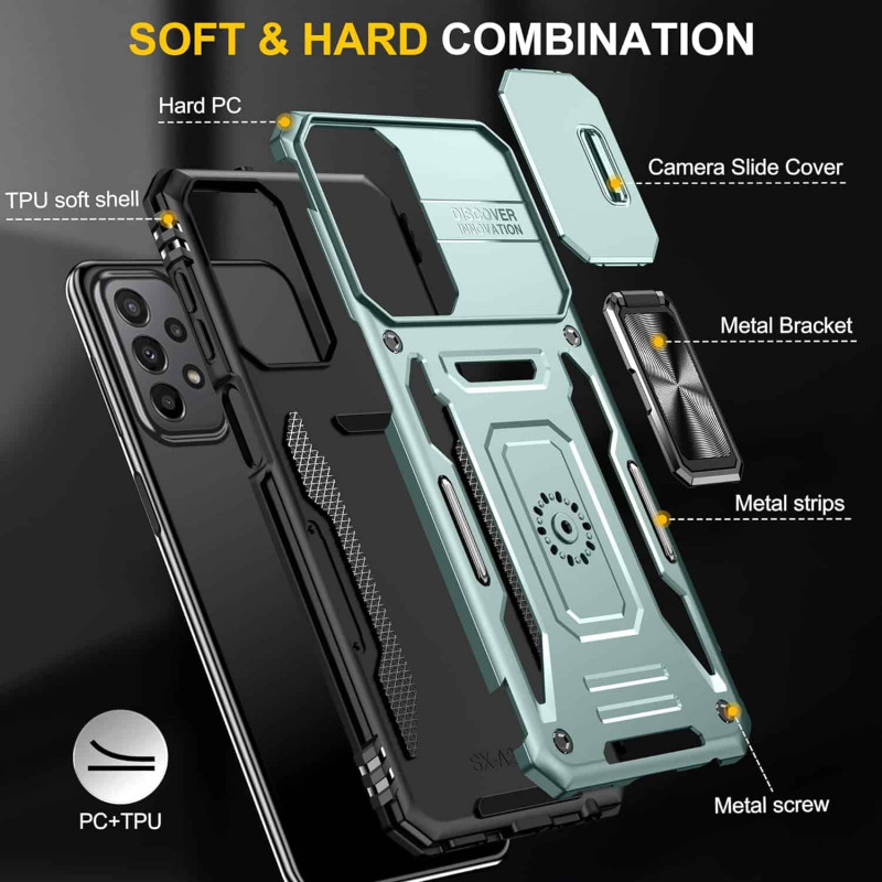 Ударопрочный чехол Camshield Army Ring для Samsung Galaxy A23 4G Херсон - зображення 11