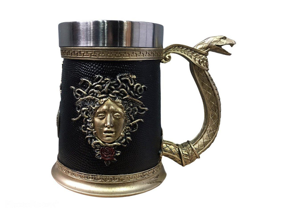 Кружка Чашка Бокал Медуза Горгона  3D  Нержавеющая Сталь Київ - зображення 7