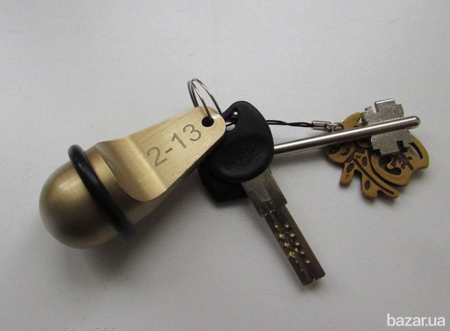 Брелоки з алюмінію чи латуні з логотипом та без (Брелки для гостиниц Львів - зображення 1