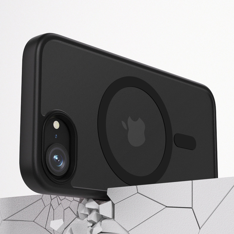 TPU+PC чехол Metal Buttons with MagSafe Colorful для Apple iPhone 16e (6.1") Херсон - зображення 3