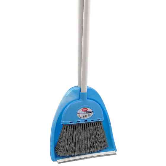 Метла с совком Planet Royal голубая Київ