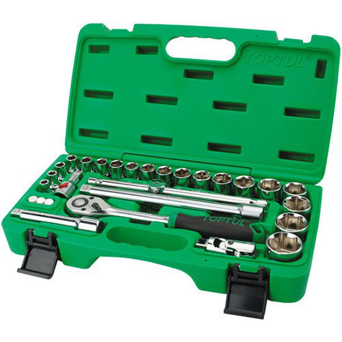 Набор инструмента в чемодане TOPTUL 1/2"  28ед. со светящимся переходником GCAI2801 Харьков - изображение 1