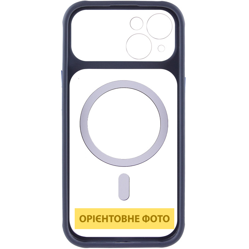 Чехол TPU+PC GETMAN Moon Clear with MagSafe для Apple iPhone 15 (6.1") Херсон - изображение 4