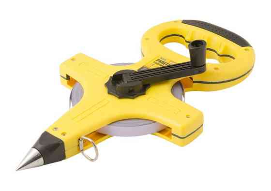 Рулетка геодезическая MASTERTOOL 50 м х 13 мм стальное полотно 67-5013 Харків