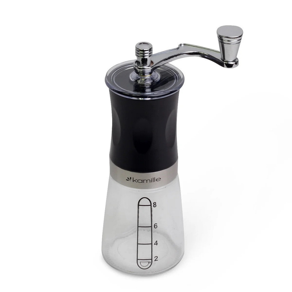 Кофемолка Kamille механическая с мерной шкалой Одеса - зображення 9