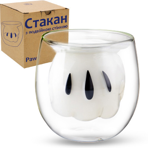 Склянку з подвійними стінками SNT Paw 202-42 150 мл Киев - изображение 1