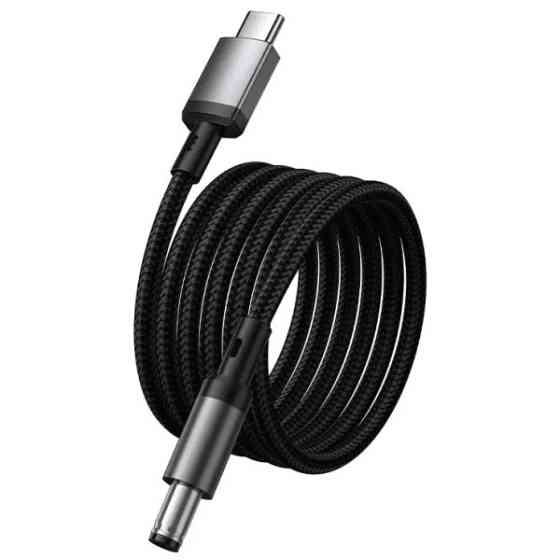 Адаптер Hoco X129 Type-C to DC 5.5 12V Black Харків