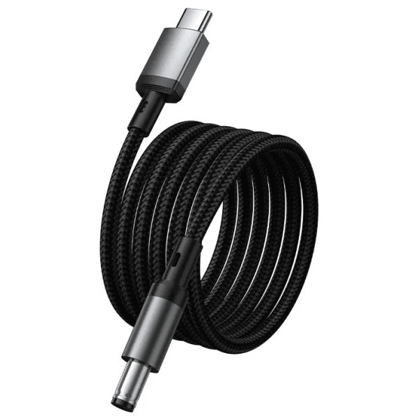 Адаптер Hoco X129 Type-C to DC 5.5 12V Black Харків - зображення 6