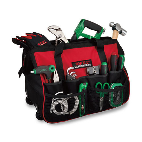 Сумка для инструмента с колесами и телескопической ручкой 530x270x320 TOPTUL PBW-053A Харків - зображення 2