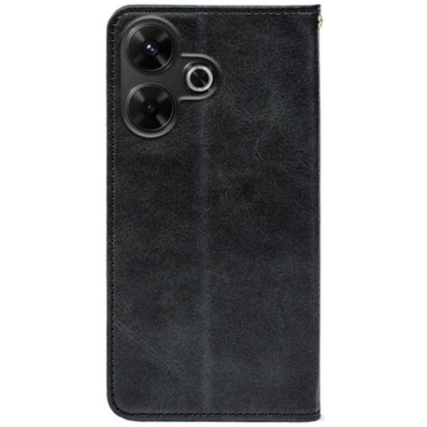 Чохол-книжка Crazy Horse для Xiaomi Redmi 13 4G/Poco M6 4G Grafit (Strong) (Код товару:37540) Харків - зображення 2