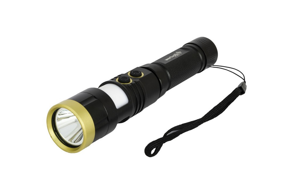 Фонарь магнитный WERTVOLL 8 режимов LED+WHITE/RED/BLUE IP44 Li-ion 2000 mAh/t 7000 K/300 lum AL 157х Харьков - изображение 5