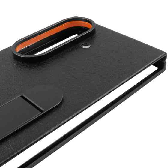 Уценка Кожаный чехол Leather Case (AAA) with stand для Samsung Galaxy Z Fold7 Херсон