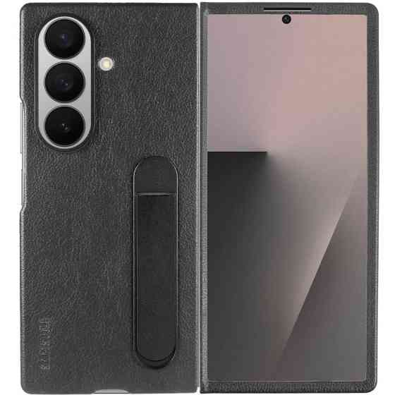 Уценка Кожаный чехол Leather Case (AAA) with stand для Samsung Galaxy Z Fold7 Херсон